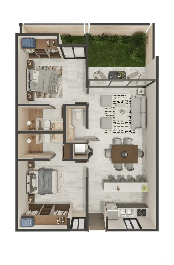 Departamento en Venta en Temozon Norte, Mérida, Yucatán | NEX-230905 | iad México | Foto 2 de 3
