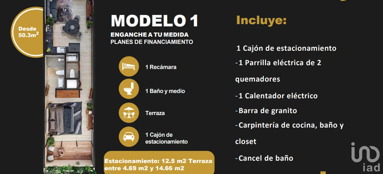 Departamento en Venta en Santa María Yaxché, Mérida, Yucatán | NEX-272296 | iad México | Foto 9 de 12