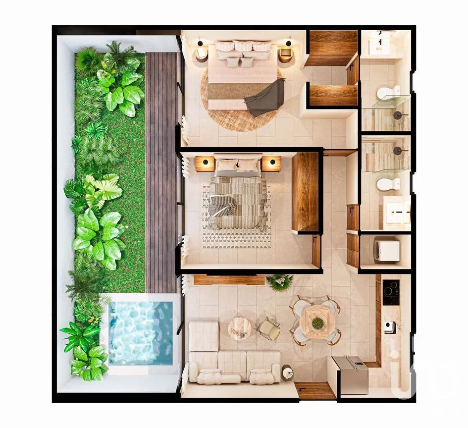 Departamento en Venta en Dzityá, Mérida, Yucatán | NEX-270642 | iad México | Foto 6 de 8