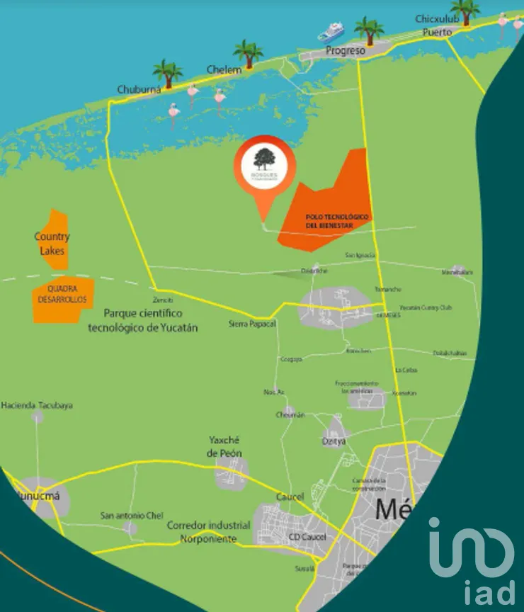 Terreno en Venta en San Ignacio, Progreso, Yucatán | NEX-270651 | iad México | Foto 2 de 3