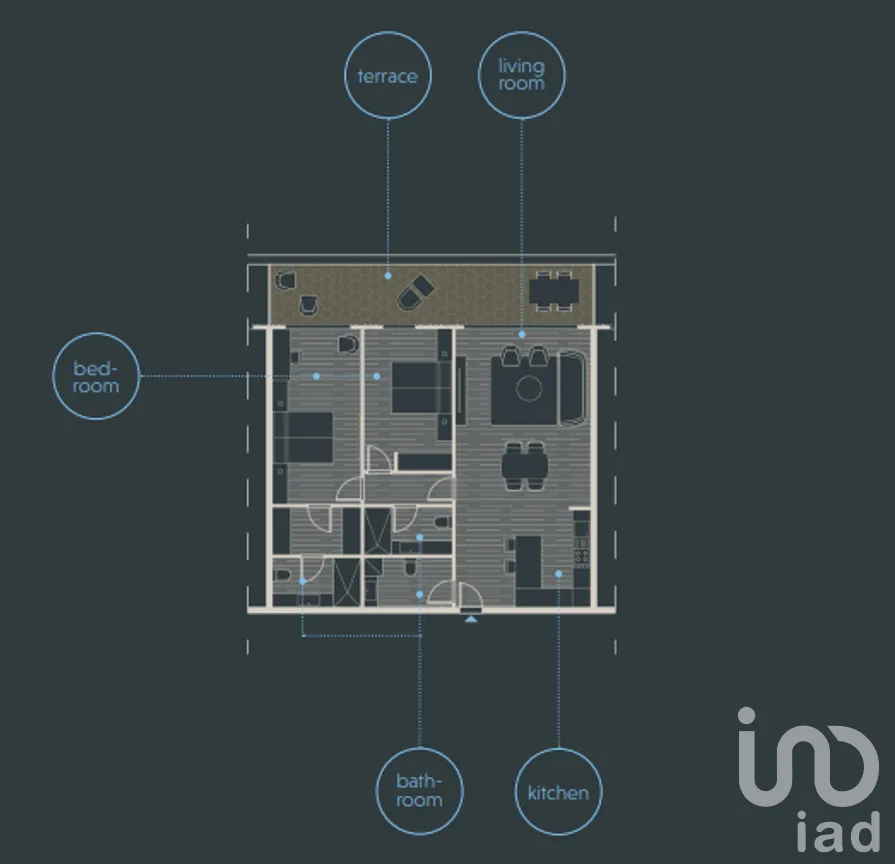Departamento en Venta en Dzityá, Mérida, Yucatán | NEX-270652 | iad México | Foto 23 de 24