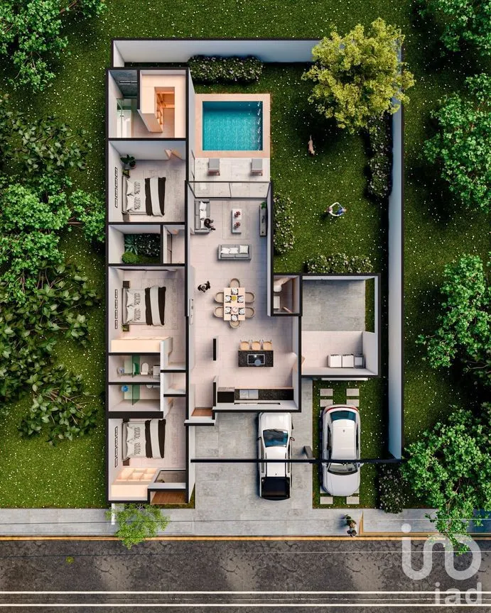 Casa en Venta en Kikteil, Mérida, Yucatán | NEX-270866 | iad México | Foto 3 de 4