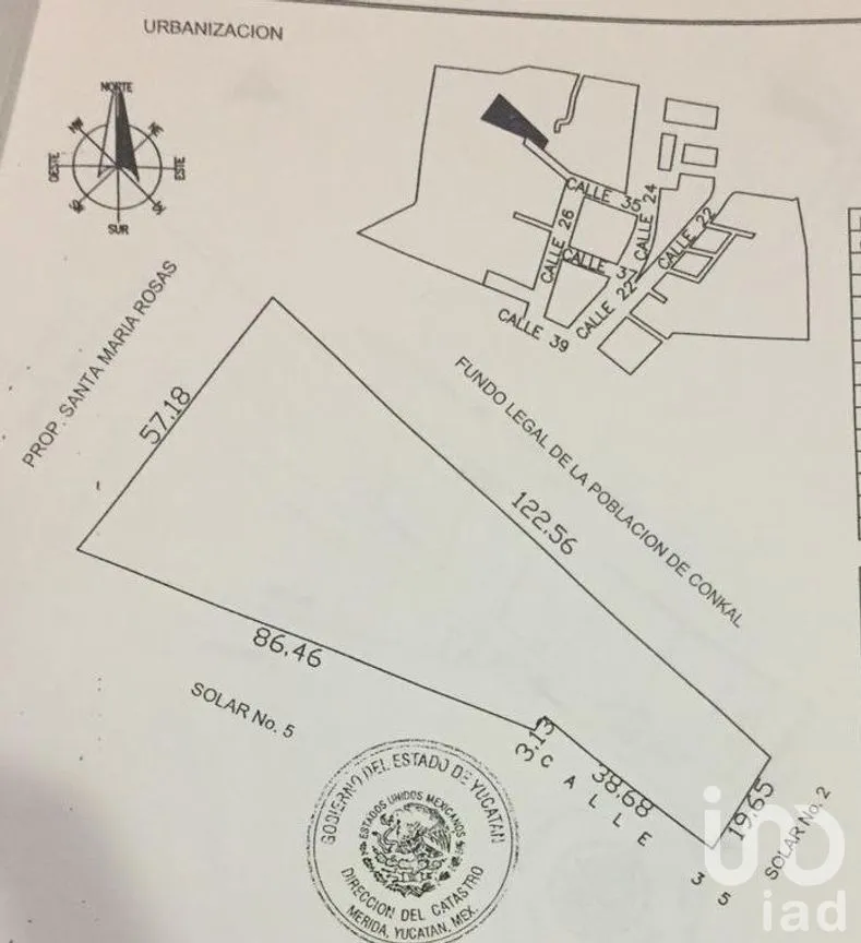 Terreno en Venta en Conkal, Conkal, Yucatán | NEX-275388 | iad México | Foto 1 de 2