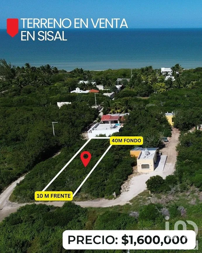 Terreno en Venta en Sisal, Hunucmá, Yucatán | NEX-291421 | iad México | Foto 2 de 2
