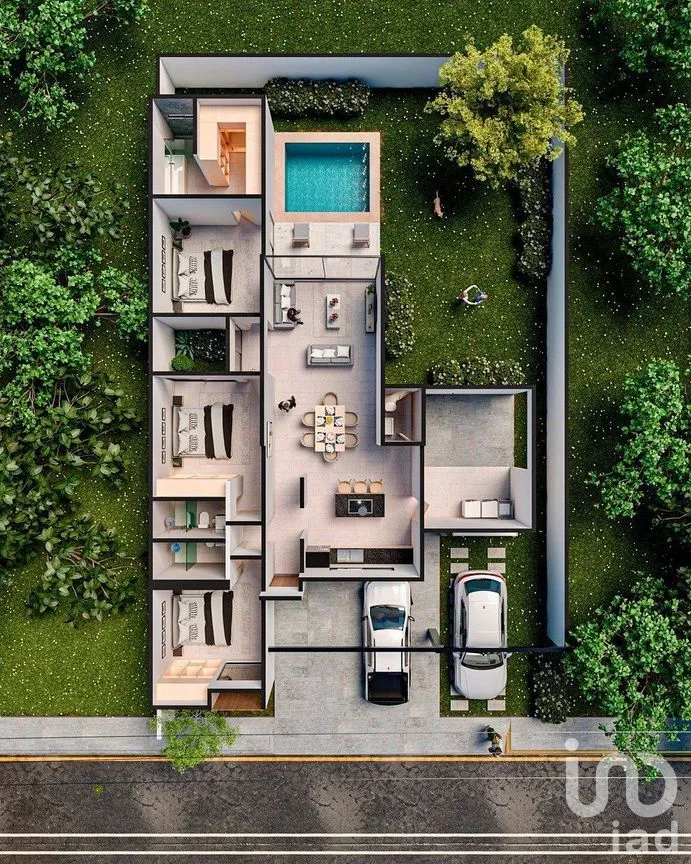 Casa en Venta en Kikteil, Mérida, Yucatán | NEX-294483 | iad México | Foto 3 de 4
