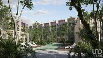 NEX-269178 - Departamento en Venta, con 2 recamaras, con 1 baño, con 78.19 m2 de construcción en La Veleta, CP 77760, Quintana Roo.