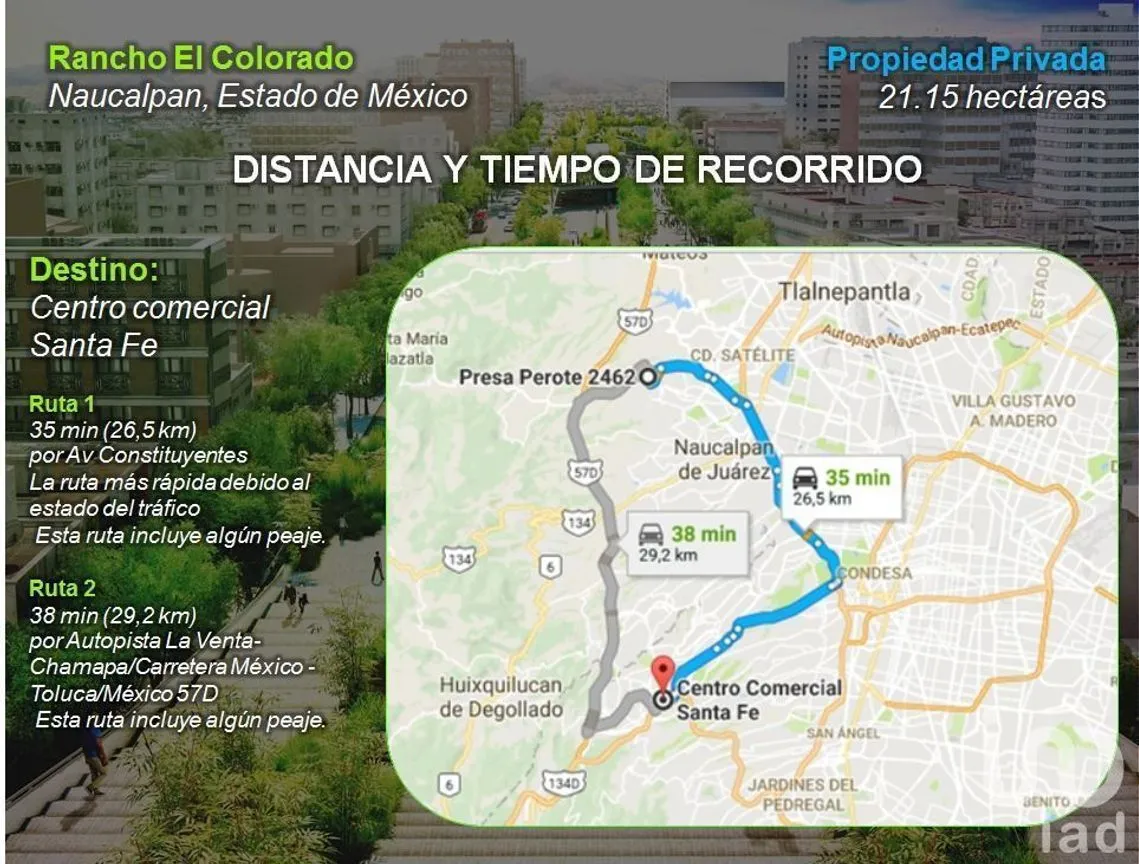 Terreno en Venta en San Mateo Nopala, Naucalpan de Juárez, Estado De México | NEX-231146 | iad México | Foto 8 de 8
