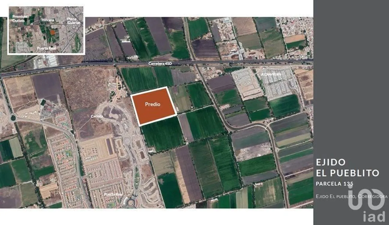 Terreno en Venta en El Pueblito, Corregidora, Querétaro | NEX-231173 | iad México | Foto 1 de 3