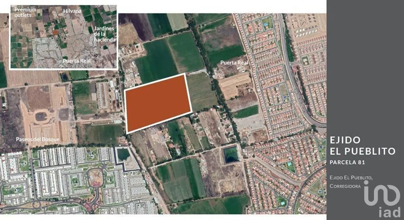 Terreno en Venta en El Pueblito, Corregidora, Querétaro | NEX-231174 | iad México | Foto 1 de 3