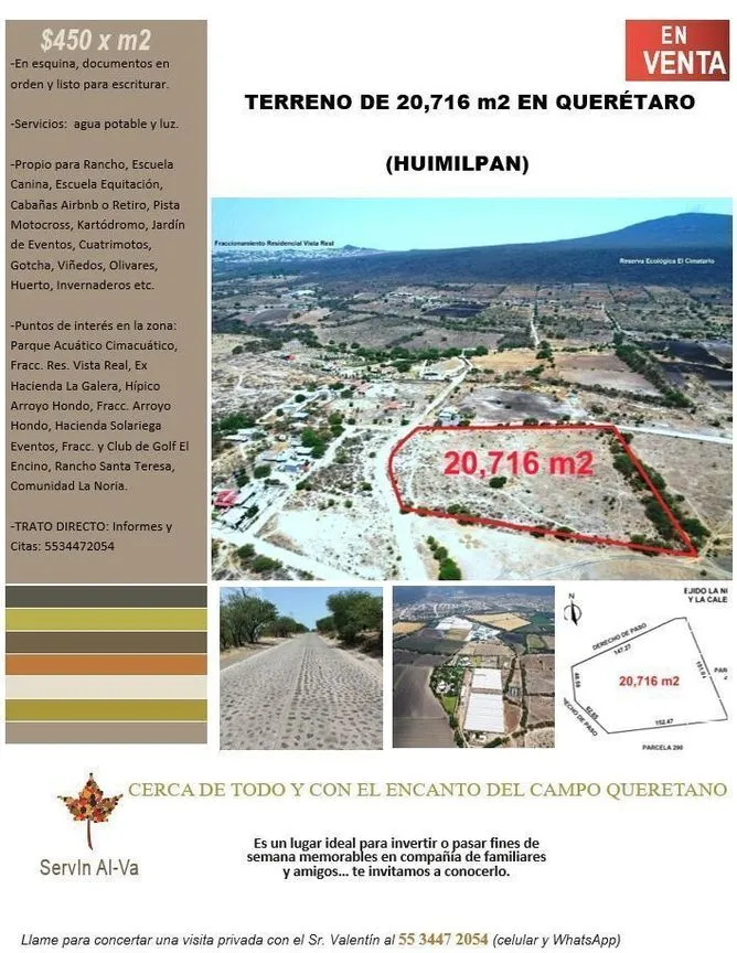 Terreno en Venta en La Noria, Huimilpan, Querétaro | NEX-231251 | iad México | Foto 4 de 4