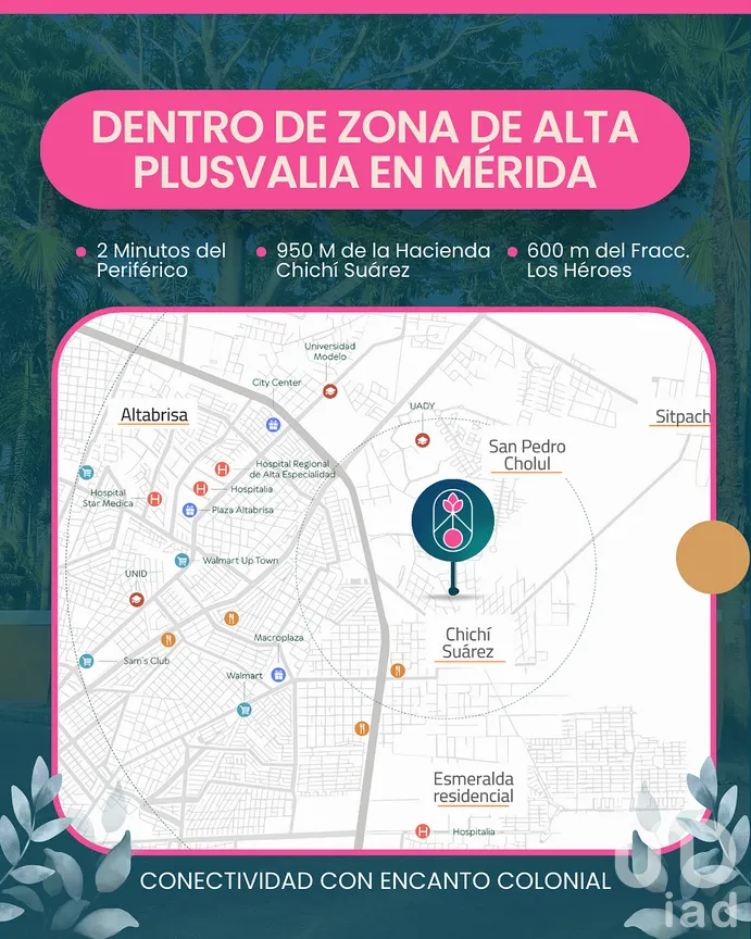 Terreno en Venta en Chichi Suárez, Mérida, Yucatán | NEX-285122 | iad México | Foto 3 de 5