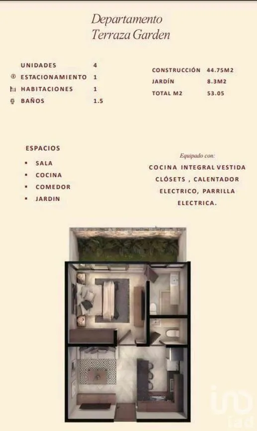 Departamento en Venta en Temozon Norte, Mérida, Yucatán | NEX-228586 | iad México | Foto 13 de 13