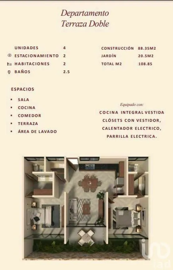 Departamento en Venta en Temozon Norte, Mérida, Yucatán | NEX-228586 | iad México | Foto 7 de 13