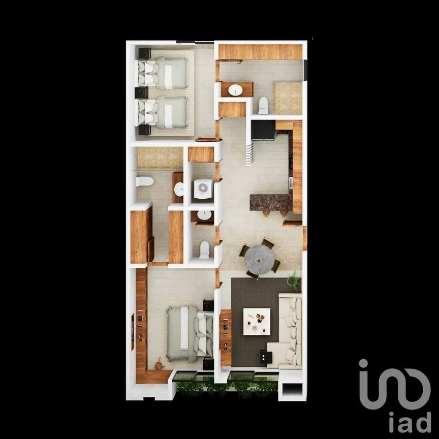Departamento en Venta en Santa Gertrudis Copo, Mérida, Yucatán | NEX-228618 | iad México | Foto 7 de 12