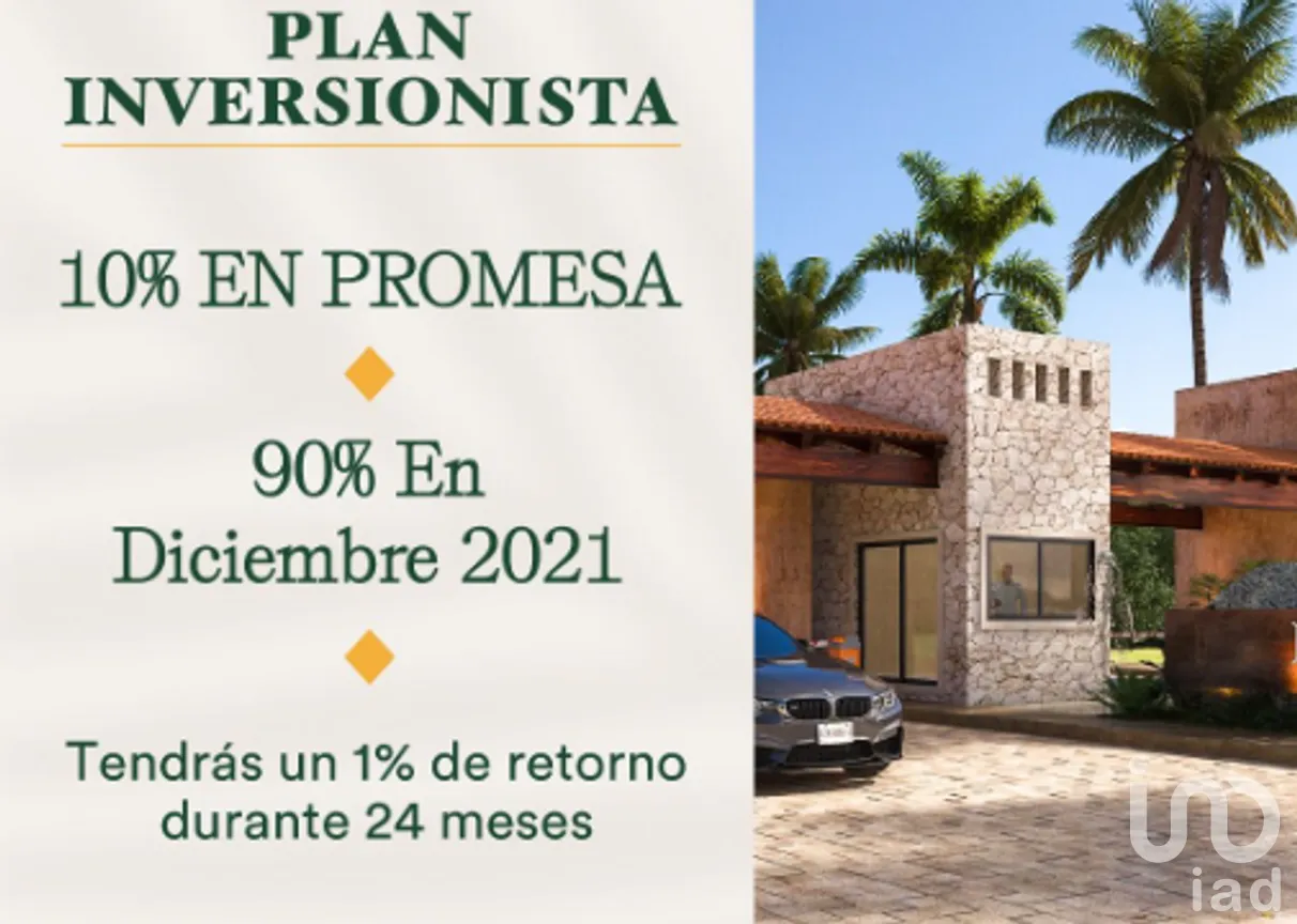 Terreno en Venta en Tamanché, Mérida, Yucatán | NEX-228654 | iad México | Foto 2 de 12