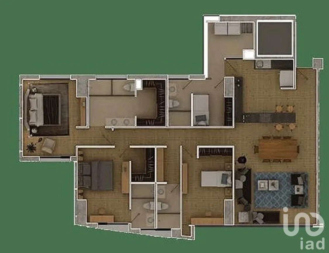 Departamento en Venta en Bosque Real, Huixquilucan, Estado de México | NEX-288189 | iad México | Foto 4 de 12