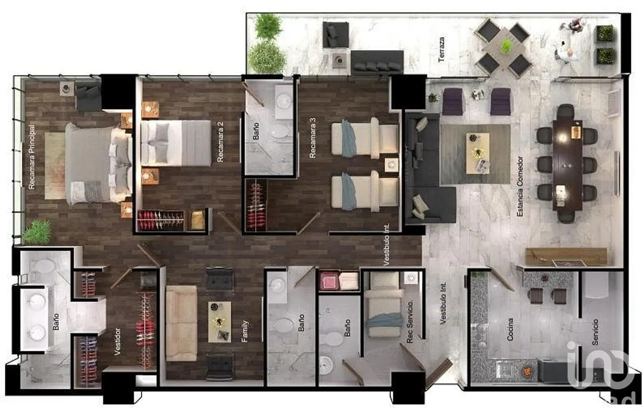 Departamento en Venta en Lomas Country Club, Huixquilucan, Estado de México | NEX-288201 | iad México | Foto 1 de 6