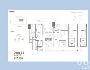 NEX-92651 - Departamento en Venta, con 3 recamaras, con 3 baños, con 232 m2 de construcción.