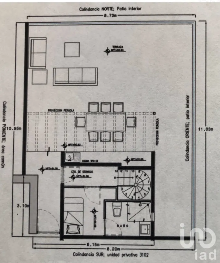Departamento en Renta en El Yaqui, Cuajimalpa de Morelos, Ciudad de México | NEX-230956 | iad México | Foto 5 de 6