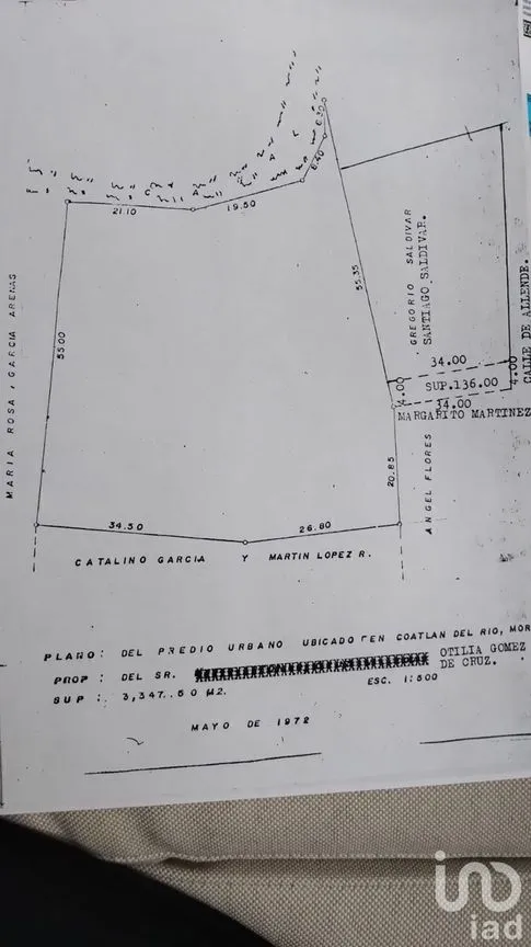Terreno en Venta en Morelos, Coatlán del Río, Morelos | NEX-230978 | iad México | Foto 3 de 4