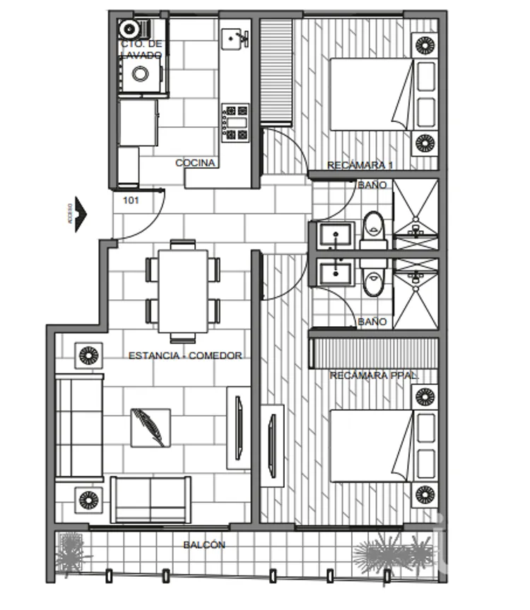 Departamento en Venta en Portales Sur, Benito Juárez, Ciudad de México | NEX-231002 | iad México | Foto 24 de 24