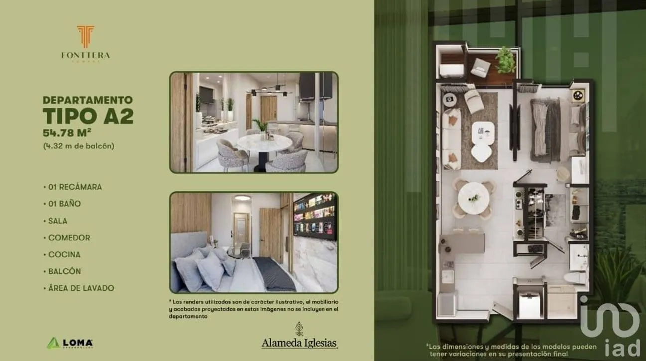 Departamento en Venta en Partido Iglesias, Juárez, Chihuahua | NEX-178642 | iad México | Foto 4 de 8