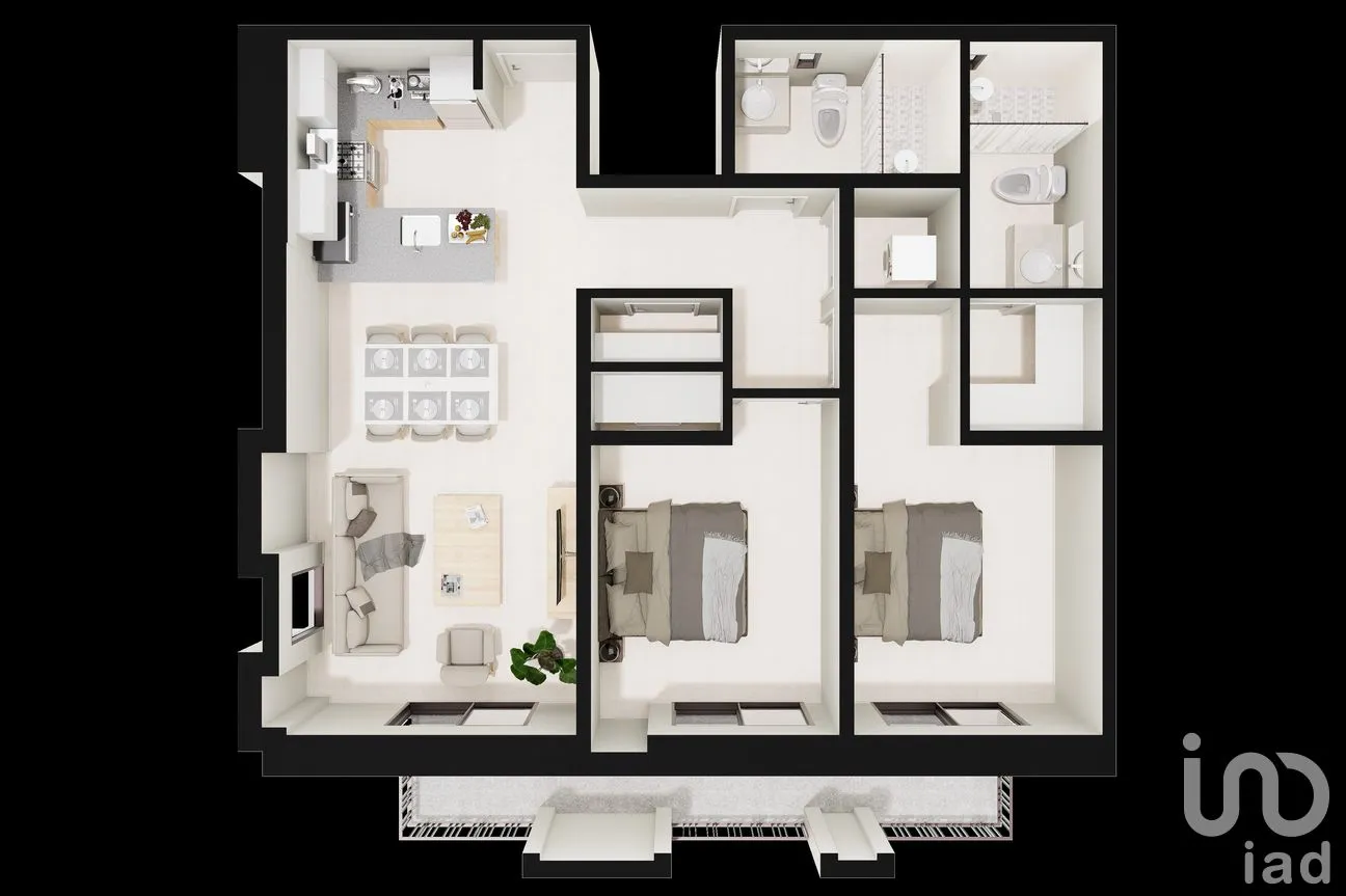 Departamento en Renta en Partido Iglesias, Juárez, Chihuahua | NEX-235562 | iad México | Foto 7 de 13