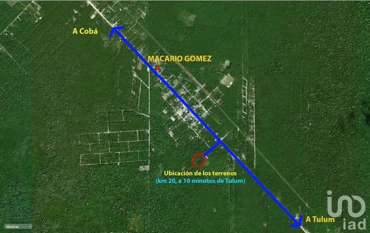 Terreno en Venta en Macario Gómez, Tulum, Quintana Roo | NEX-271258 | iad México | Foto 7 de 15