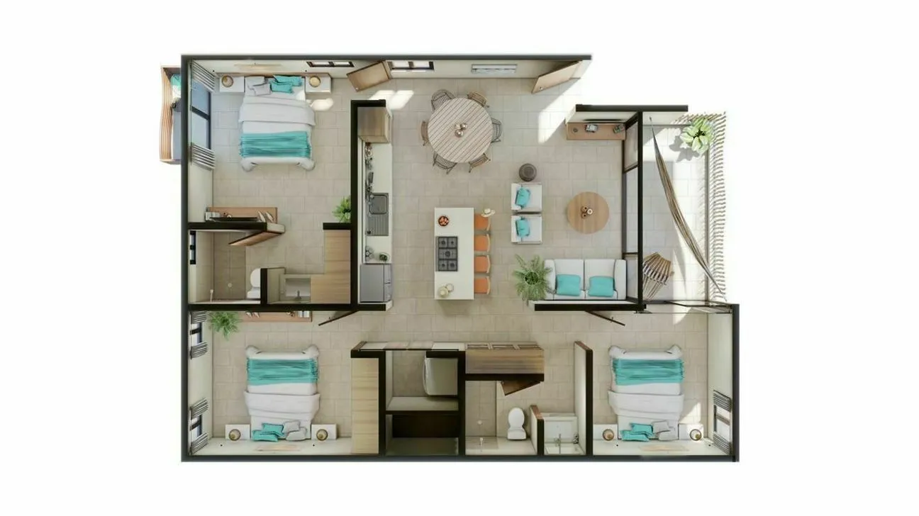 Departamento en Venta en Chicxulub Puerto, Progreso, Yucatán | NEX-227393 | iad México | Foto 7 de 10