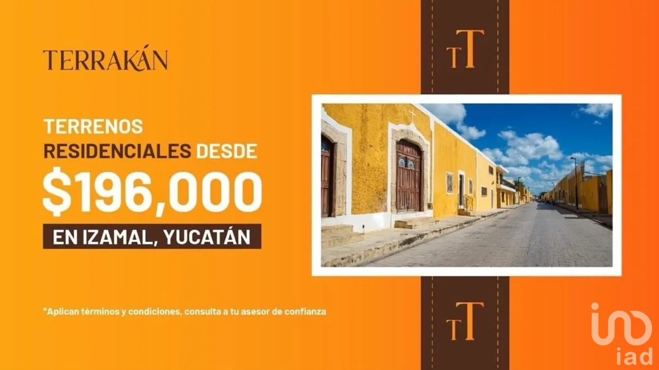 Terreno en Venta en Izamal, Izamal, Yucatán | NEX-268624 | iad México | Foto 3 de 9