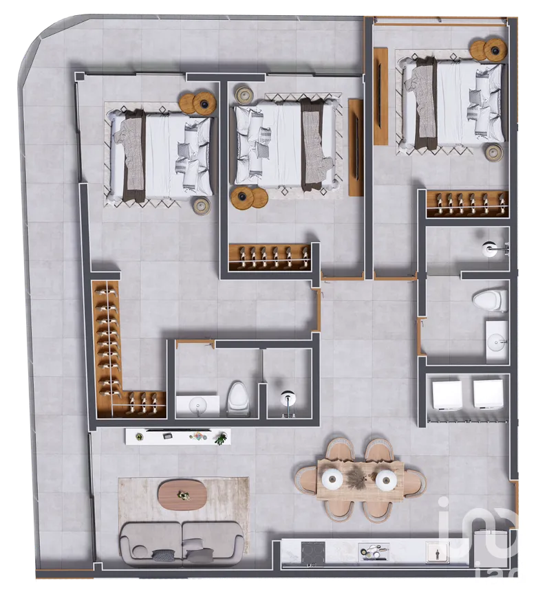Departamento en Venta en Puerto Morelos, Puerto Morelos, Quintana Roo | NEX-268638 | iad México | Foto 5 de 5
