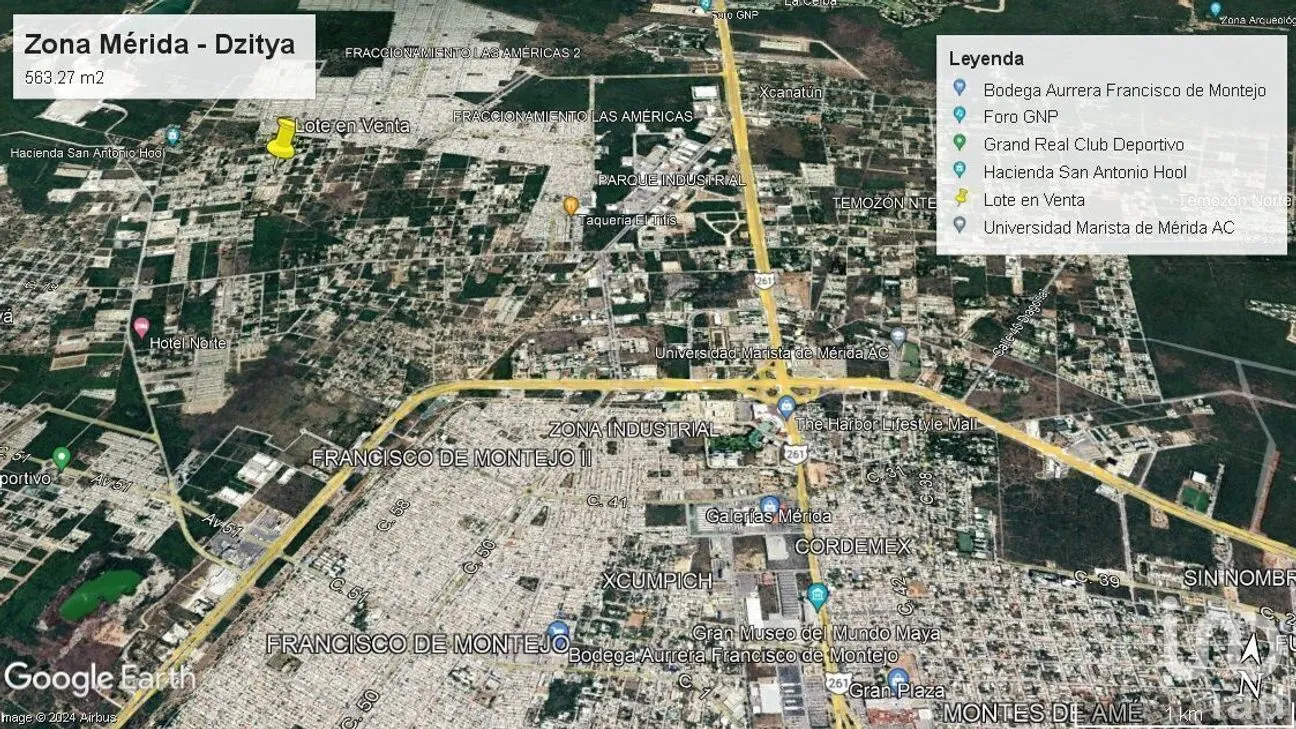 Terreno en Venta en Dzityá, Mérida, Yucatán | NEX-268757 | iad México | Foto 8 de 9