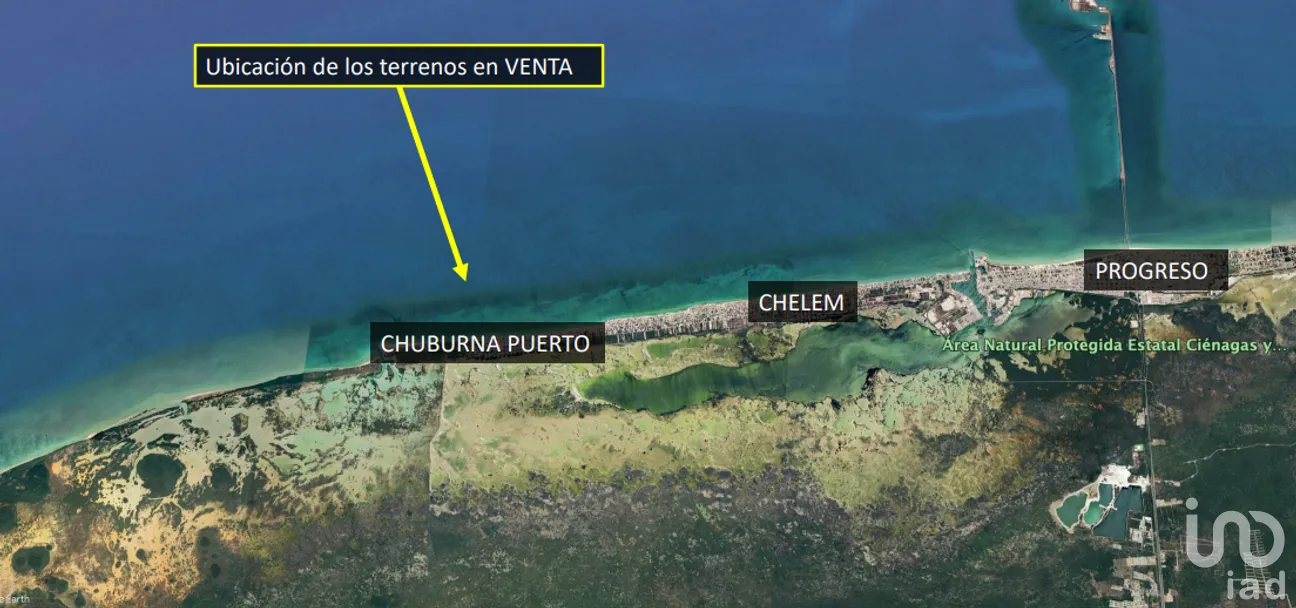 Terreno en Venta en Chuburna Puerto, Progreso, Yucatán | NEX-268776 | iad México | Foto 3 de 4