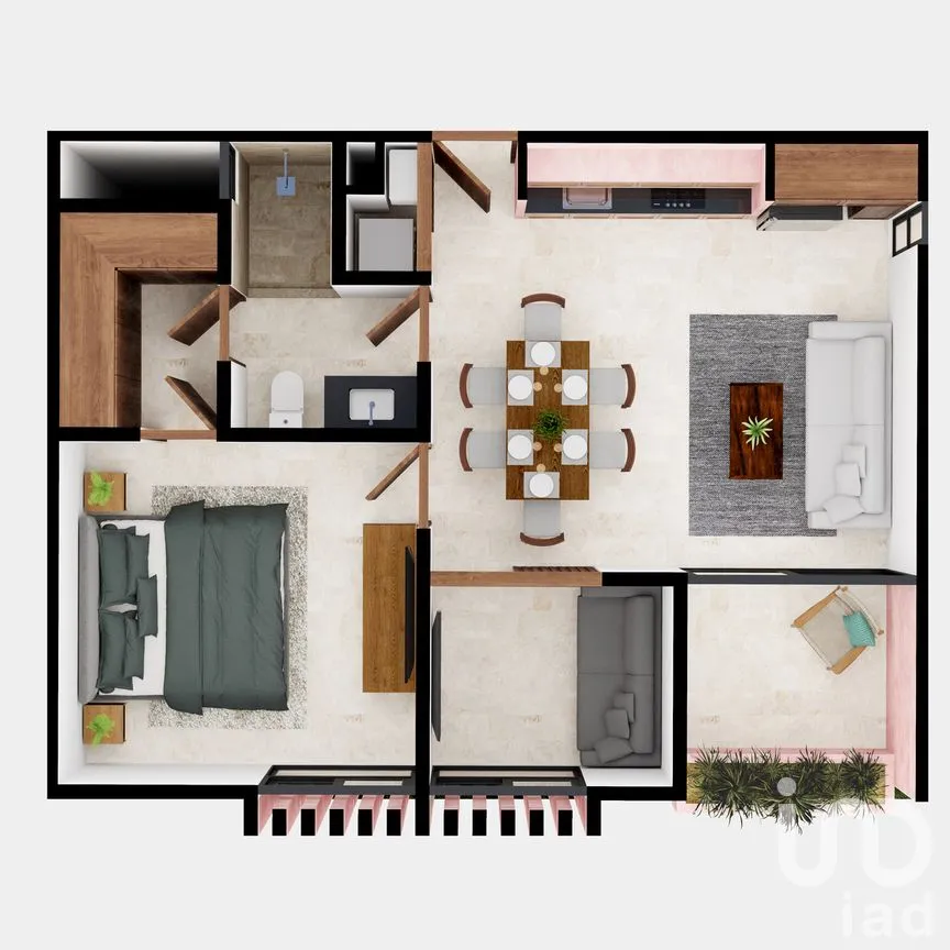 Departamento en Venta en Montes de Ame, Mérida, Yucatán | NEX-268795 | iad México | Foto 8 de 11