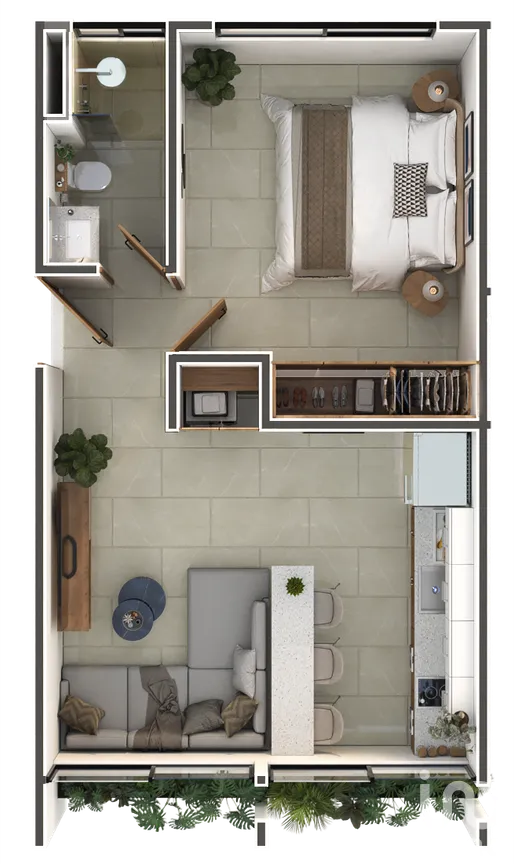 Departamento en Venta en Dzityá, Mérida, Yucatán | NEX-268838 | iad México | Foto 9 de 12