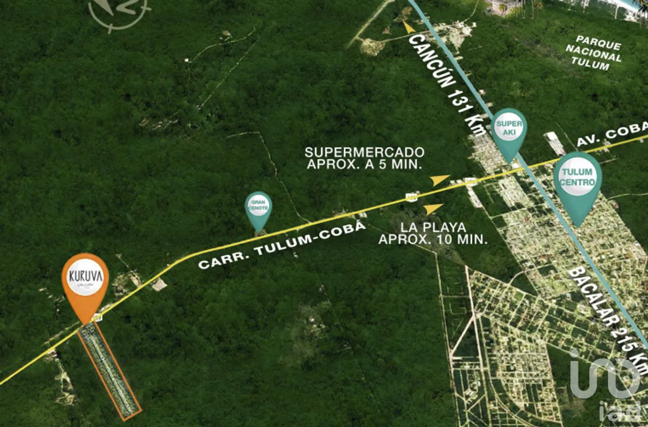 Terreno en Venta en Tulum Centro, Tulum, Quintana Roo | NEX-269793 | iad México | Foto 2 de 5