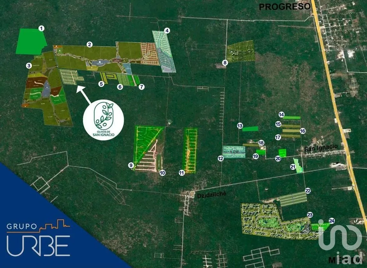 Terreno en Venta en San Ignacio, Progreso, Yucatán | NEX-270610 | iad México | Foto 1 de 7