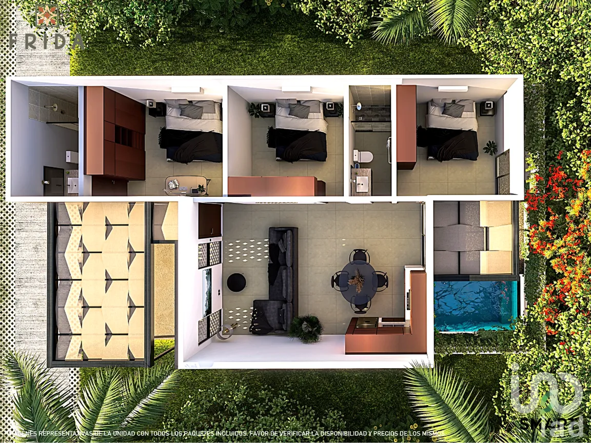 Casa en Venta en Conkal, Conkal, Yucatán | NEX-272104 | iad México | Foto 4 de 12