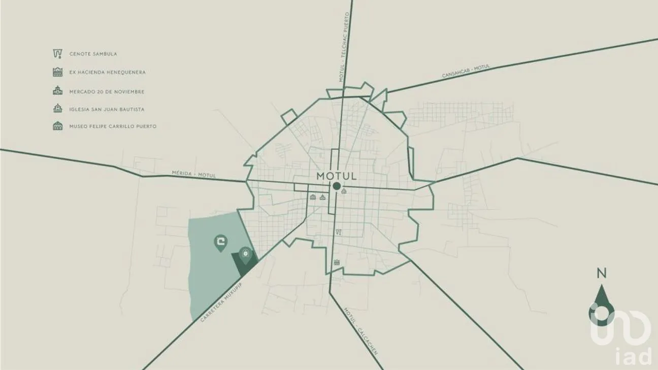 Terreno en Venta en Motul de Carrillo Puerto Centro, Motul, Yucatán | NEX-272458 | iad México | Foto 2 de 9