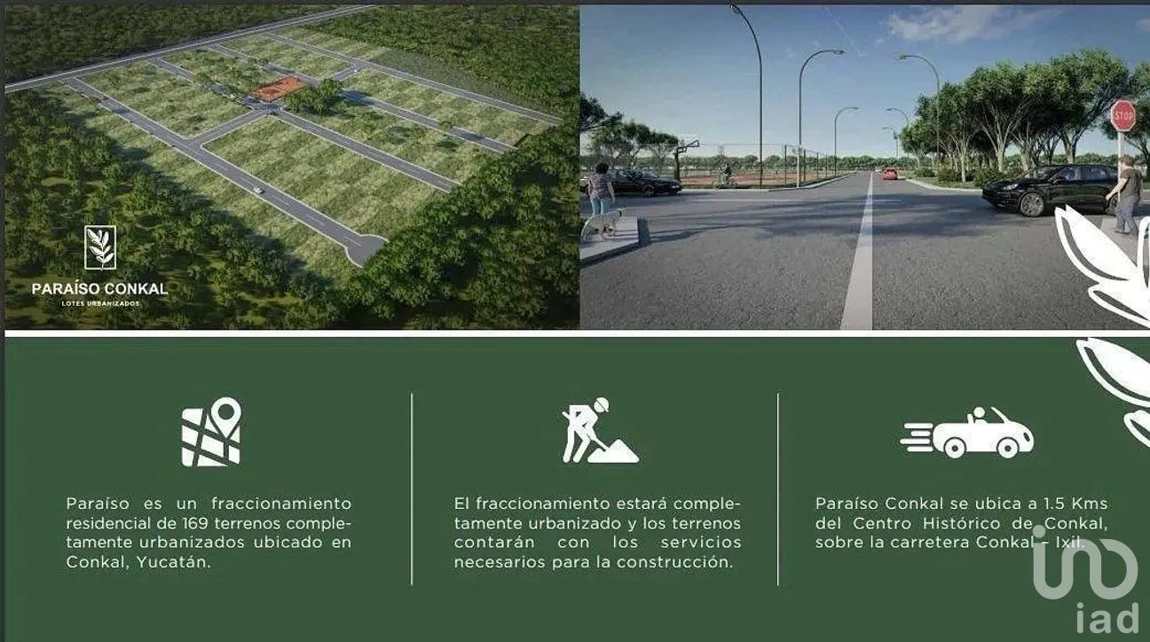 Terreno en Venta en Conkal, Conkal, Yucatán | NEX-294572 | iad México | Foto 2 de 6