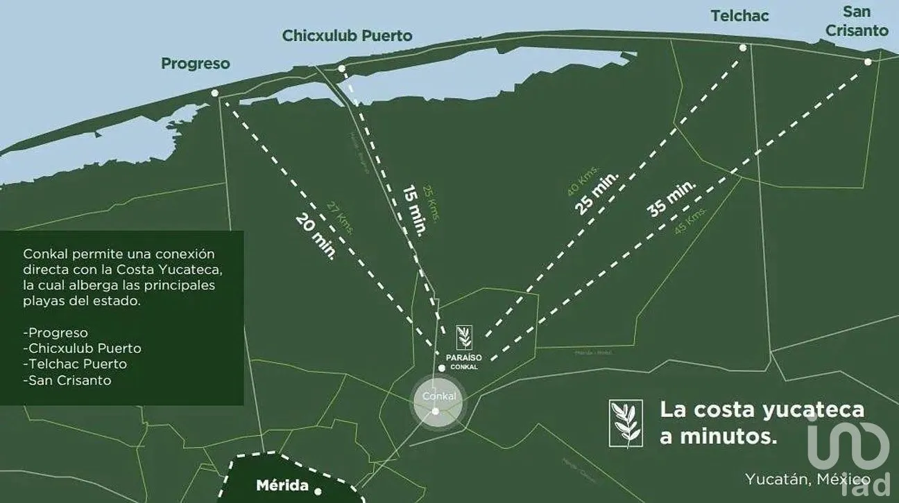 Terreno en Venta en Conkal, Conkal, Yucatán | NEX-294572 | iad México | Foto 4 de 6