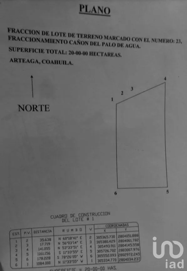 Terreno en Venta en Arteaga Centro, Arteaga, Coahuila | NEX-266907 | iad México | Foto 17 de 19
