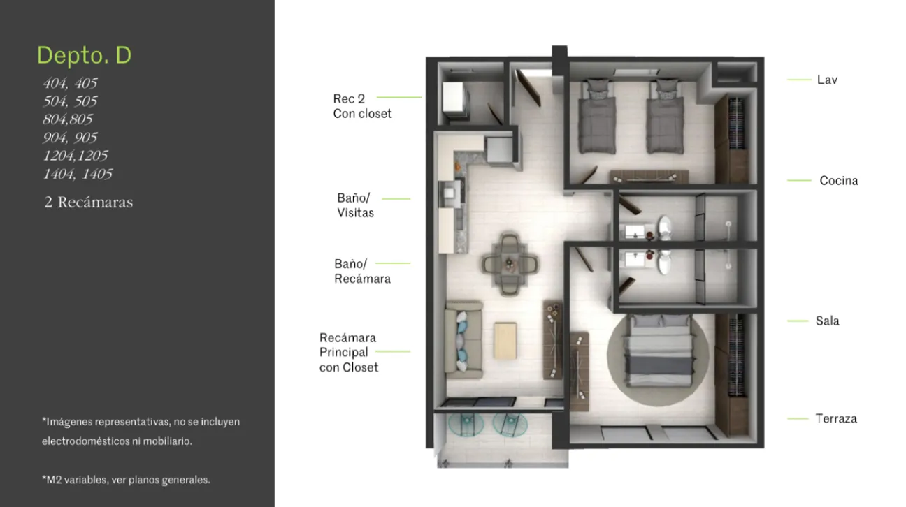 Departamento en Venta en Cancún Centro, Benito Juárez, Quintana Roo | NEX-271886 | iad México | Foto 9 de 11