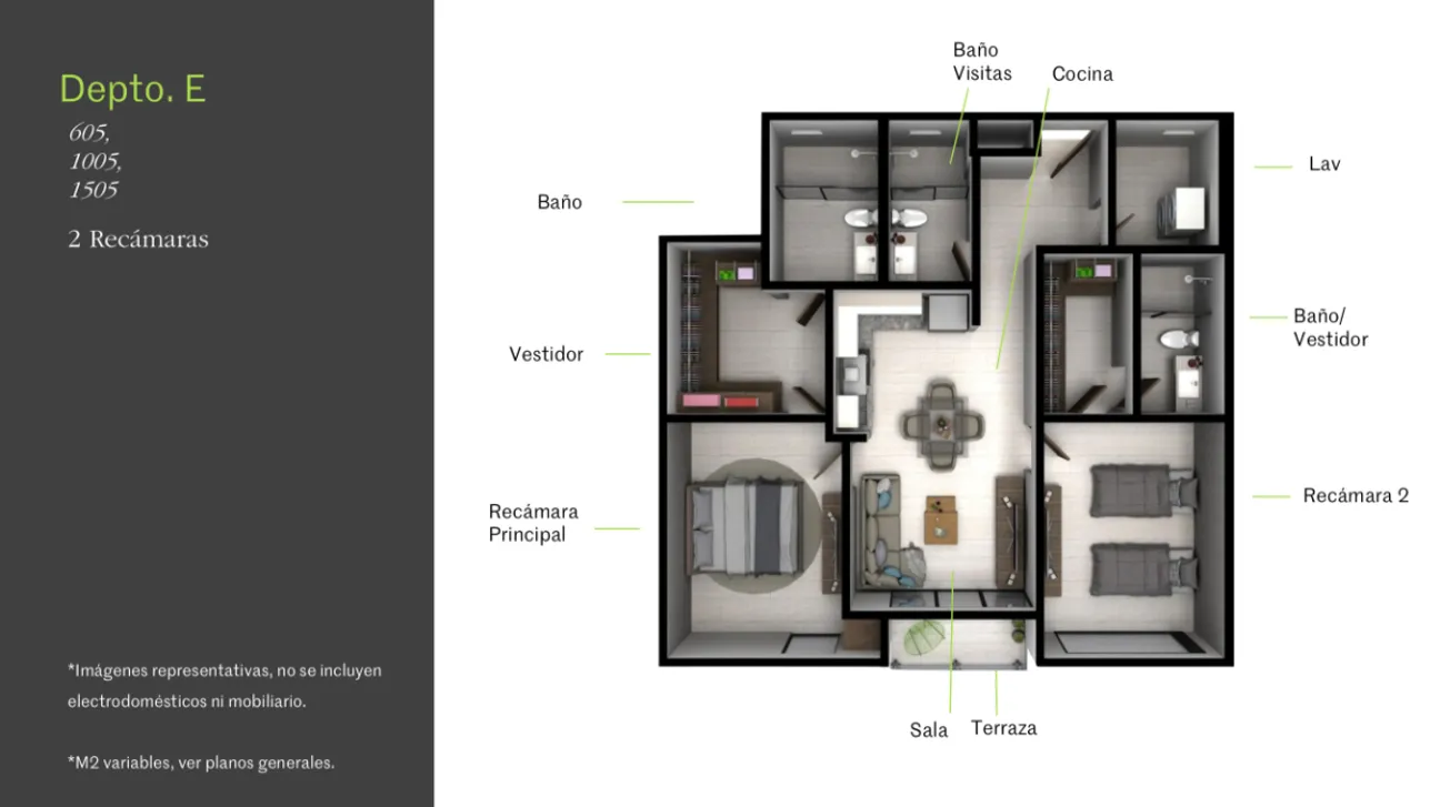 Departamento en Venta en Cancún Centro, Benito Juárez, Quintana Roo | NEX-271886 | iad México | Foto 10 de 11