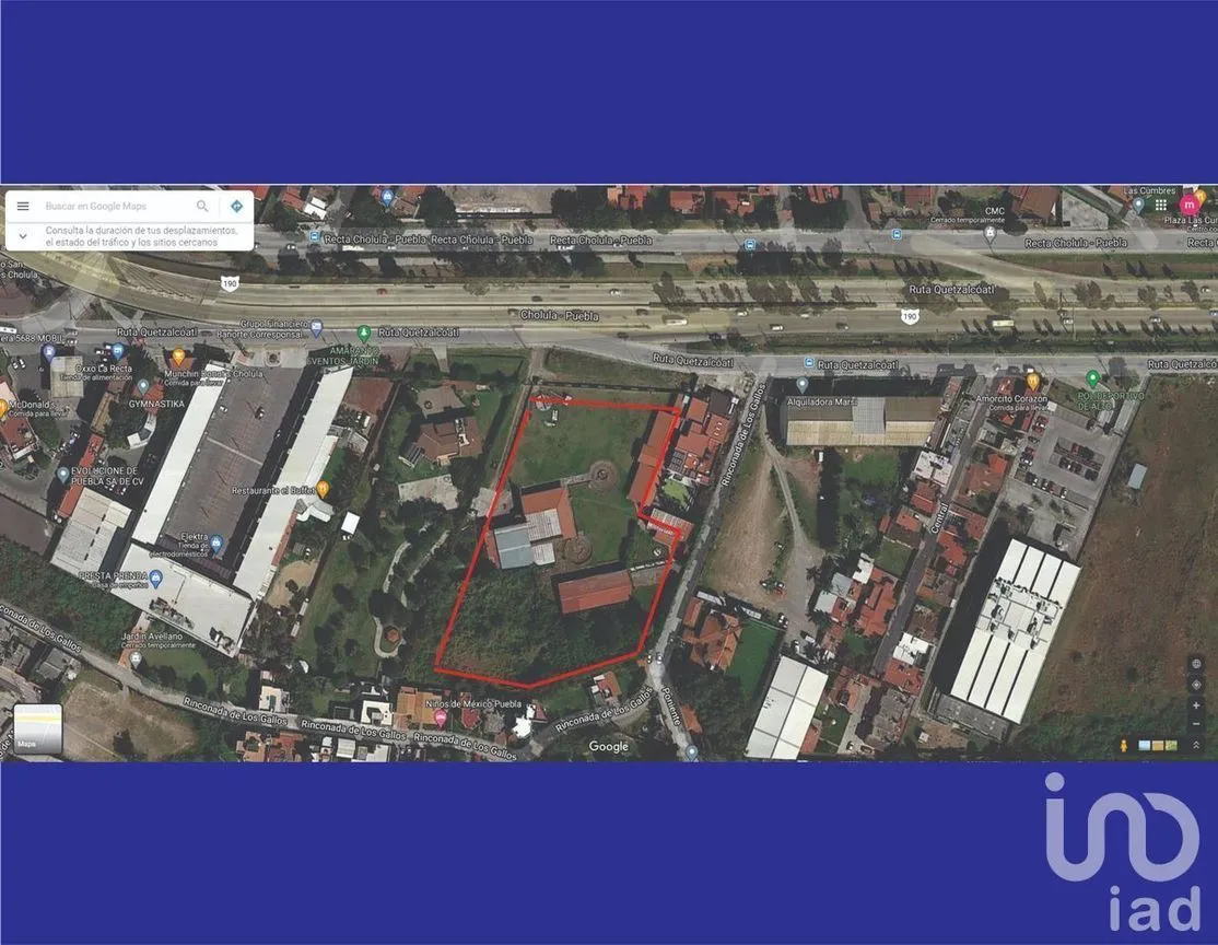 Terreno en Venta en San Andrés Cholula, San Andrés Cholula, Puebla | NEX-229682 | iad México | Foto 4 de 7