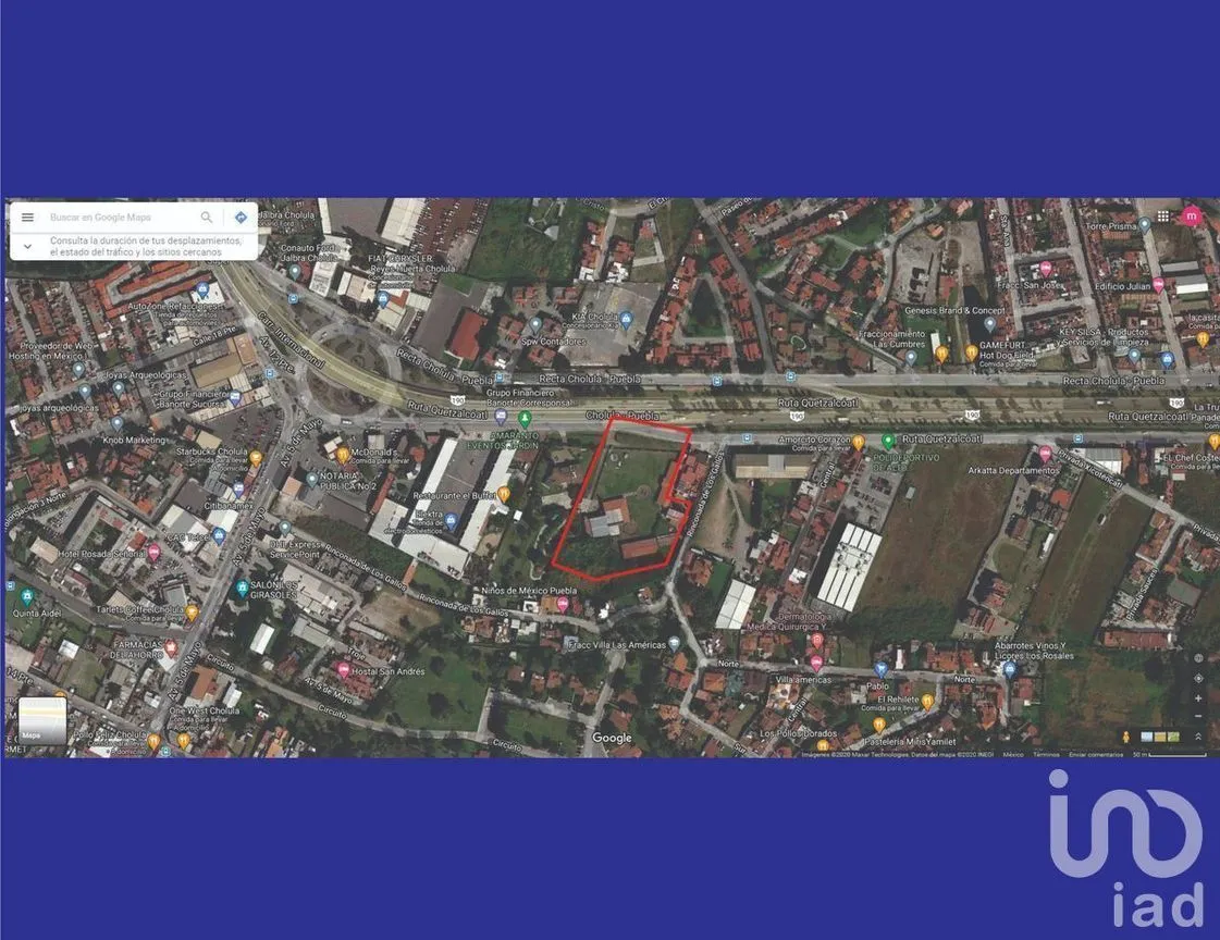 Terreno en Venta en San Andrés Cholula, San Andrés Cholula, Puebla | NEX-229682 | iad México | Foto 6 de 7