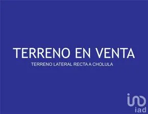 NEX-229682 - Terreno en Venta en San Andrés Cholula, CP 72810, Puebla.