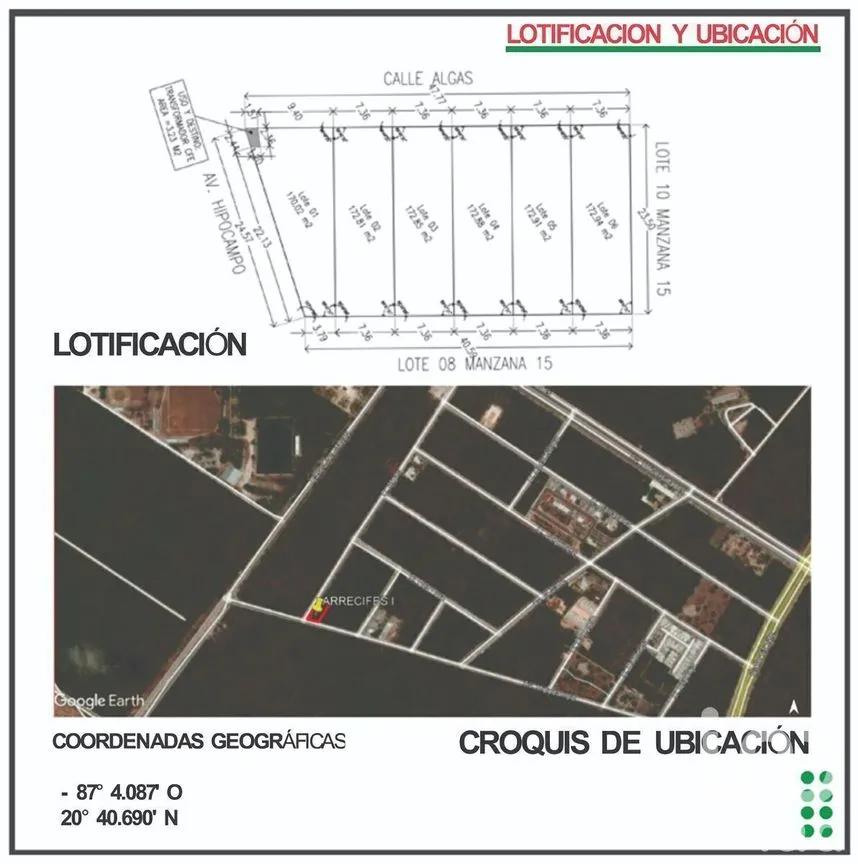 Terreno en Venta en Playa del Carmen, Solidaridad, Quintana Roo | NEX-229698 | iad México | Foto 2 de 2