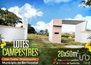 NEX-279939 - Terreno en Venta en Santa Inés, CP 29130, Chiapas.