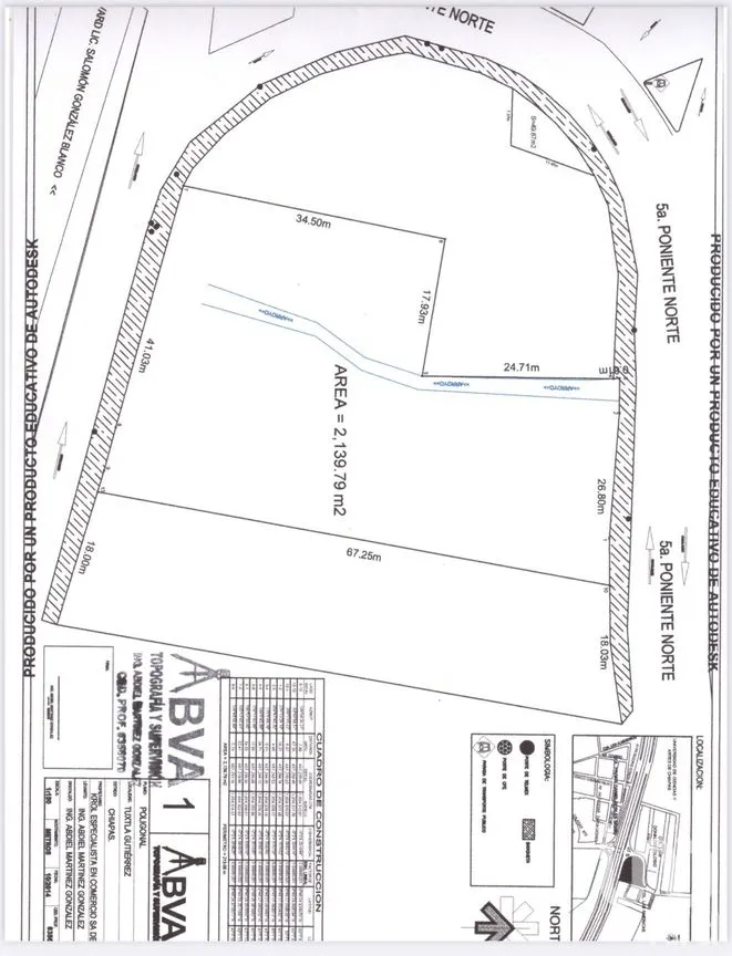 Terreno en Venta en Las Américas, Tuxtla Gutiérrez, Chiapas | NEX-279988 | iad México | Foto 6 de 7